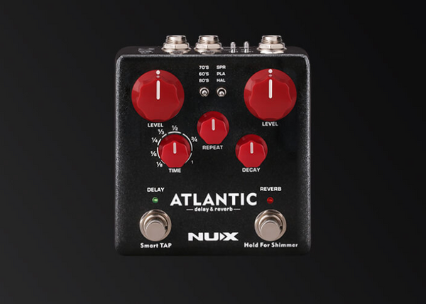 NUX NDR-5 Atlantic|延遲與混響雙踩釘效果器|Delay & Reverb Pedal