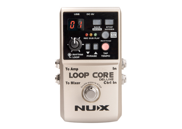 NUX Loop Core Deluxe|樂句循環效果器|24-bit Looper pedal