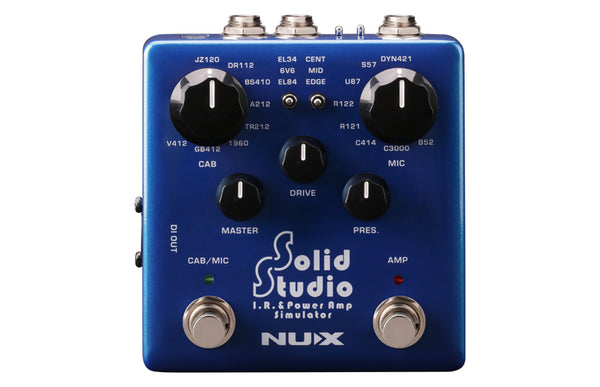 NUX NSS-5 Solid Studio|箱體與後級模擬效果器|IR & Power Amp Simulator
