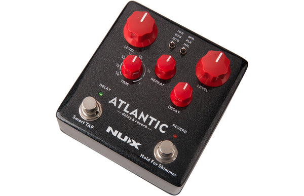 NUX NDR-5 Atlantic|延遲與混響雙踩釘效果器|Delay & Reverb Pedal