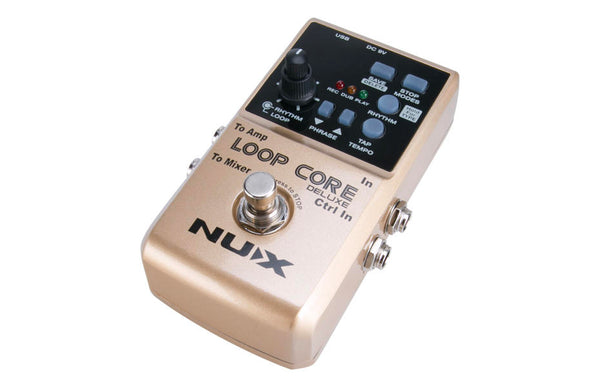 NUX Loop Core Deluxe|樂句循環效果器|24-bit Looper pedal