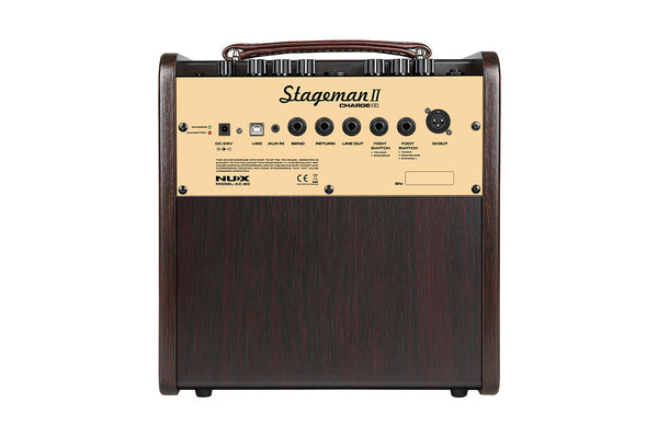 NUX AC-80 Stageman II Charge|可充電原聲吉他音箱|Battery-powered Acoustic Guitar Amplifier