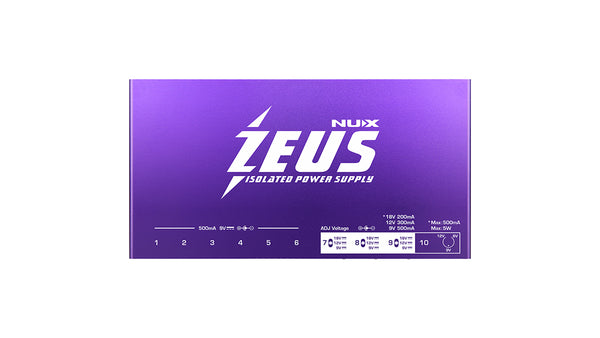 NUX NIP-Z10 Zeus|效果器電源|Isolated Pedal Power Supply