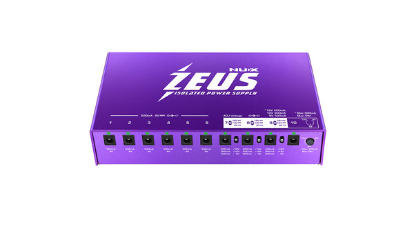NUX NIP-Z10 Zeus|效果器電源|Isolated Pedal Power Supply