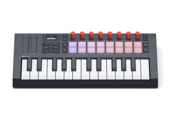 Novation FLkey Mini 25 MK2 |  便攜25鍵FL Studio MIDI 鍵盤控制器