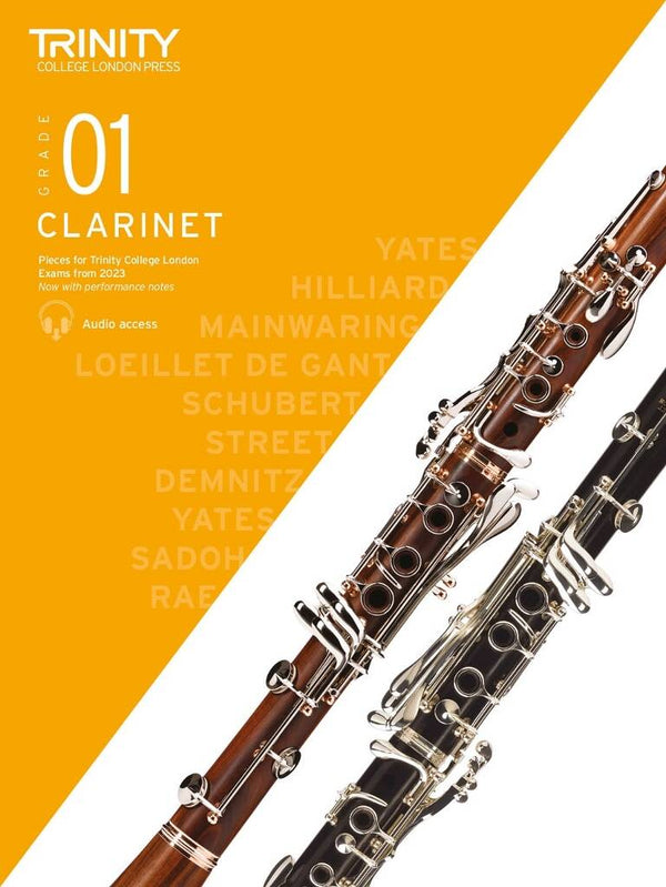 Trinity Clarinet Grade 1 (with Audio Download) from 2023