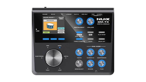 NUX DM-7X｜高階專業網面配置電子鼓｜Professional Electric Drum Set with All Mesh Heads