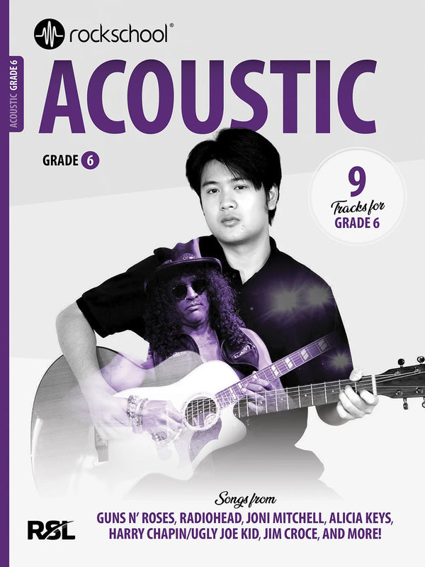 【預售 | 8月到貨】Rockschool Acoustic Guitar w/ Audio (2026) | Grade 6