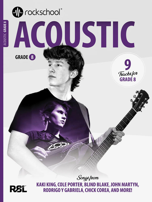 【預售 | 8月到貨】Rockschool Acoustic Guitar w/ Audio (2026) | Grade 8