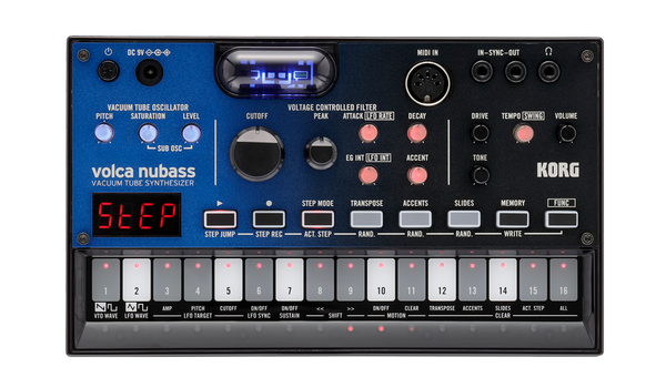 Korg volca nubass｜Vacuum tube analog synthesizer