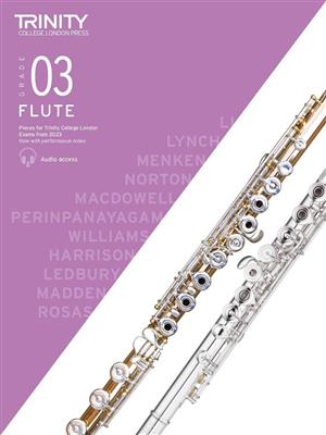 Trinity Flute Grade 3 (with Audio Download) from 2023