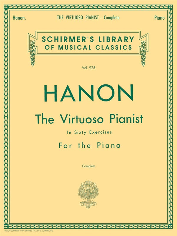 Hanon: The Virtuoso Pianist in 60 Exercise | Vol. 925