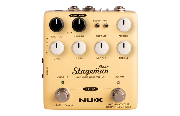 NUX NAP-5 Stageman Floor｜原聲前級效果器｜Acoustic Preamp & DI