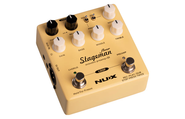 NUX NAP-5 Stageman Floor｜原聲前級效果器｜Acoustic Preamp & DI