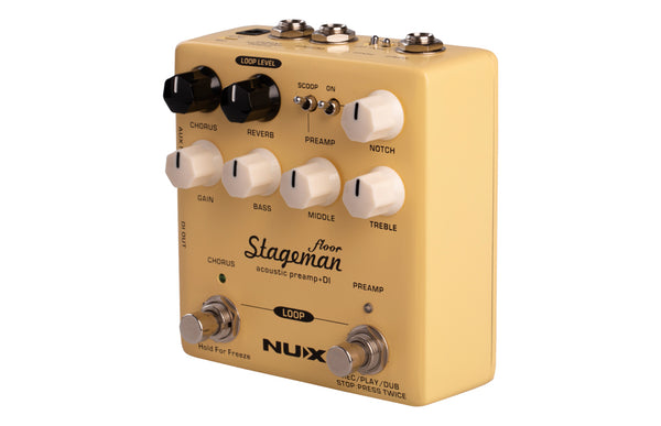 NUX NAP-5 Stageman Floor｜原聲前級效果器｜Acoustic Preamp & DI
