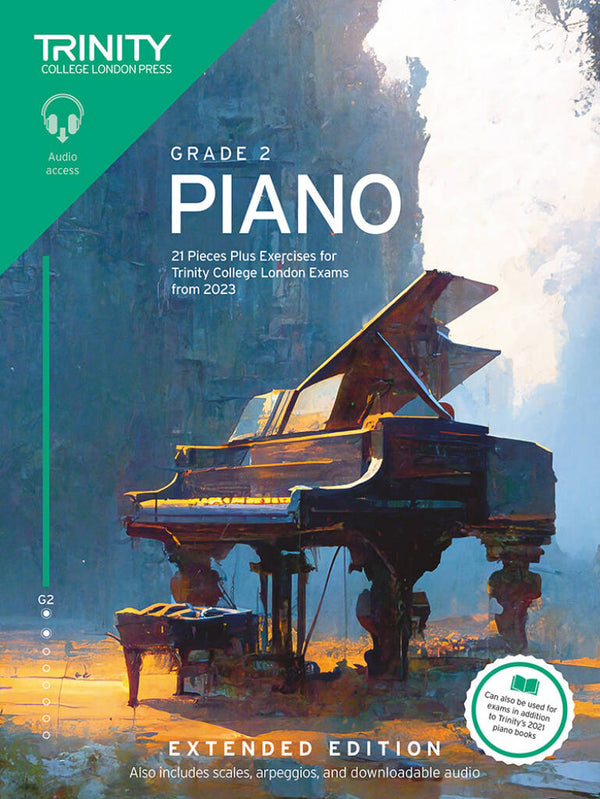 Trinity Piano Exams Pieces w/ Audio (from 2023) | Grade 2 [Extended Edition]
