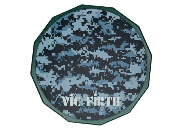 Vic Firth 6 英吋 練習鼓墊 (電腦迷彩) I  Vic Firth 6 Inch Single Sided Practice Pad (Digital Camo / VF Logo) for Drummers