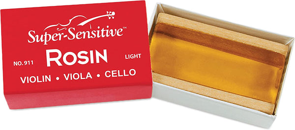 Super Sensitive Light Rosin 911 (Red Label) I 松香 I 小提琴 I 中提琴 I 大提琴 可用 I 美國製造 I  Violin I Viola I Cello