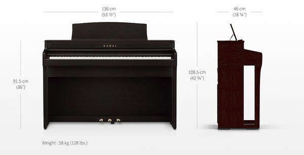 Kawai CA 49 連琴椅 I 專業數碼鋼琴 I 電鋼琴